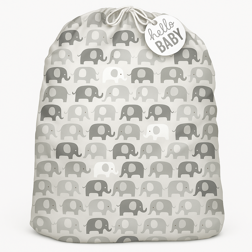 Giant Elephant Print Gift Sack