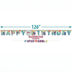 Disney Lilo & Stitch Happy Birthday Banner