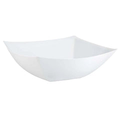 128 Oz. Convex Bowl | White