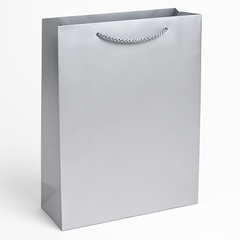 Extra Large Silver Matte Gift Bag