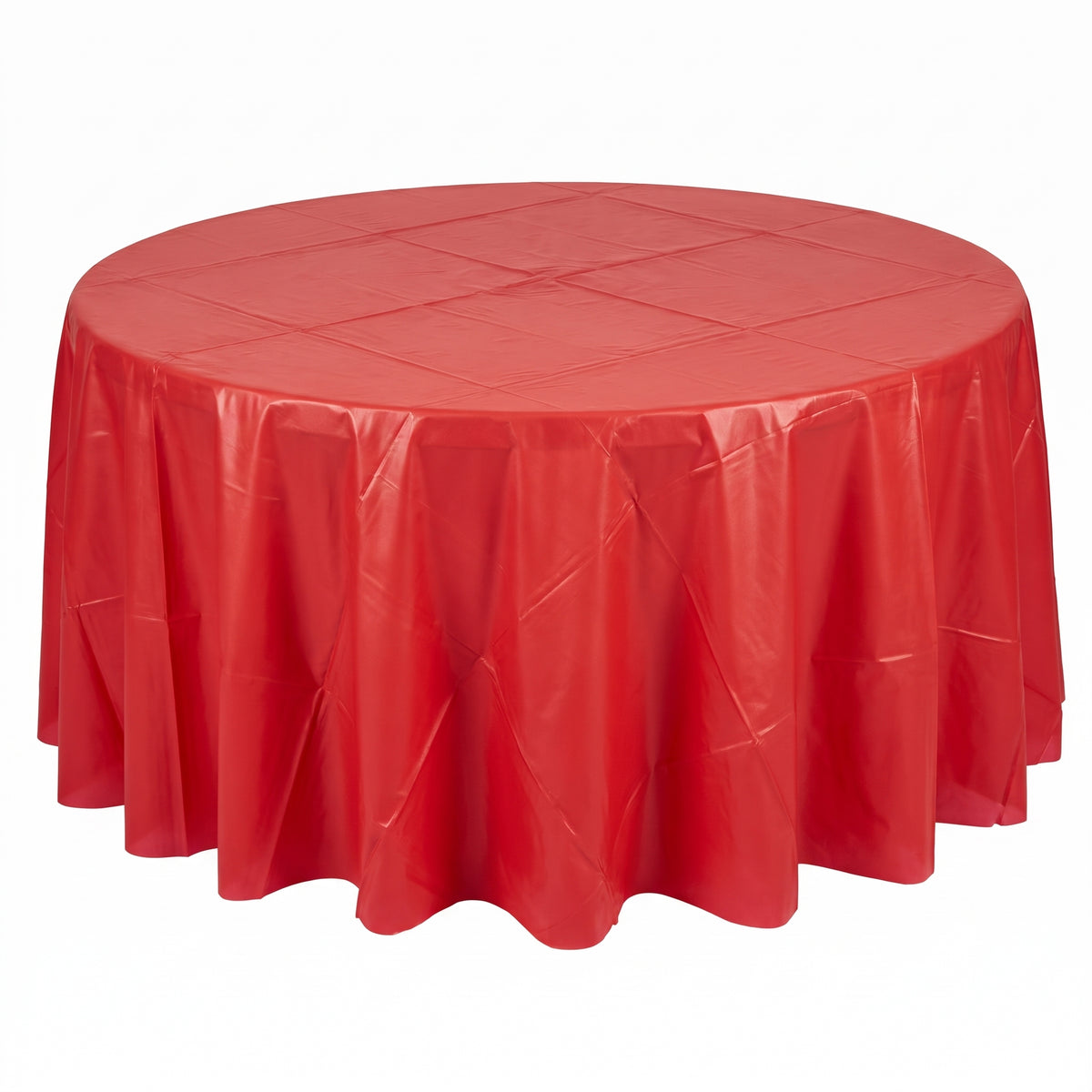 TC 84" RND PL APPLE RED