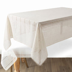Elegant Linen Wedding Tablecloth