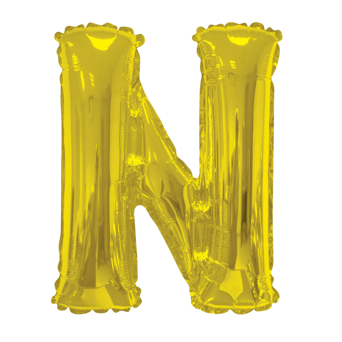 34" Gold Letter - N Balloon