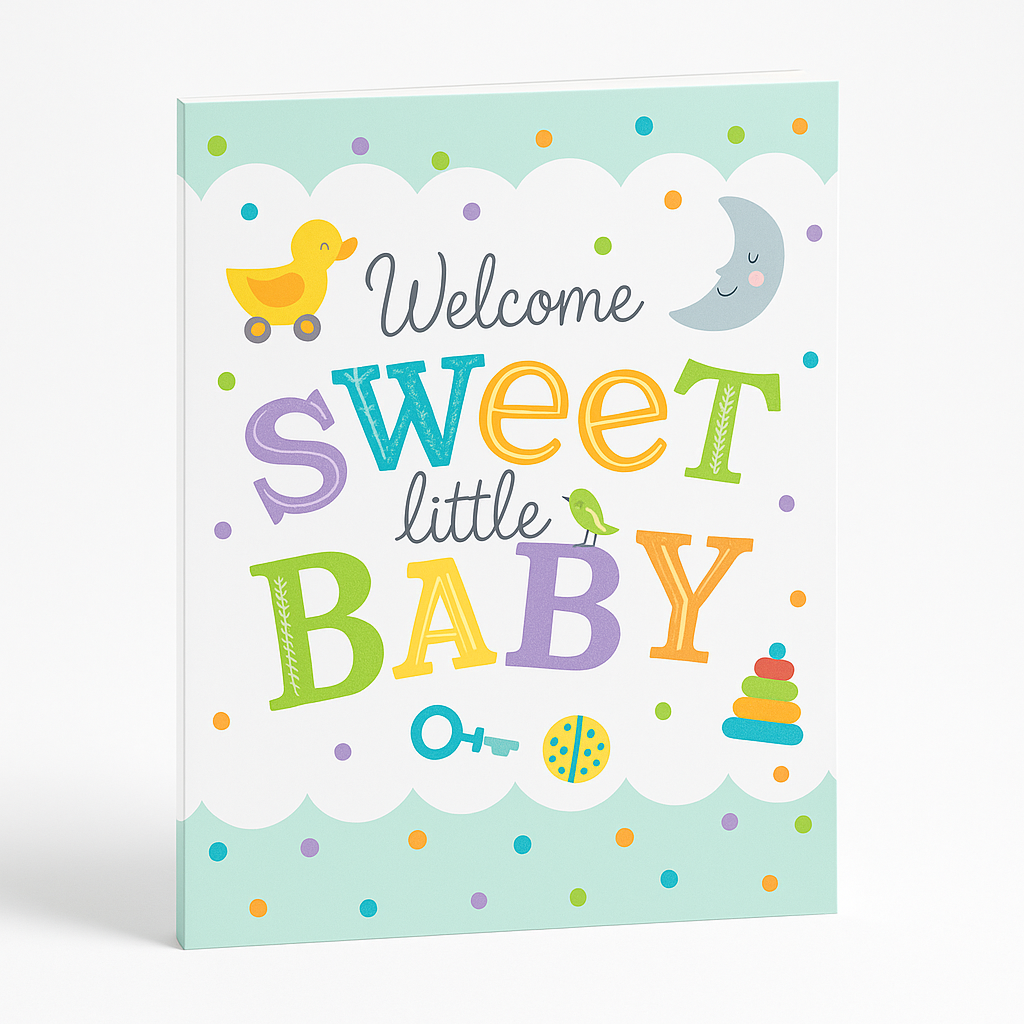 Sweet Little Baby Shower Invitations