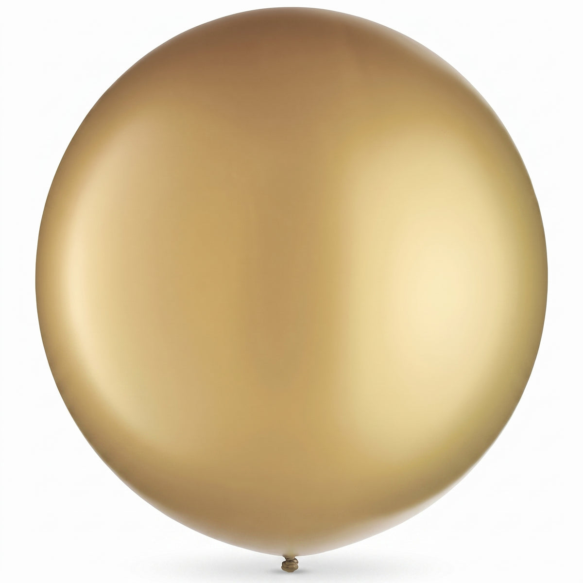 Gold Pearl Latex Balloons, 24-Inch, 4-Pack for Celebrations