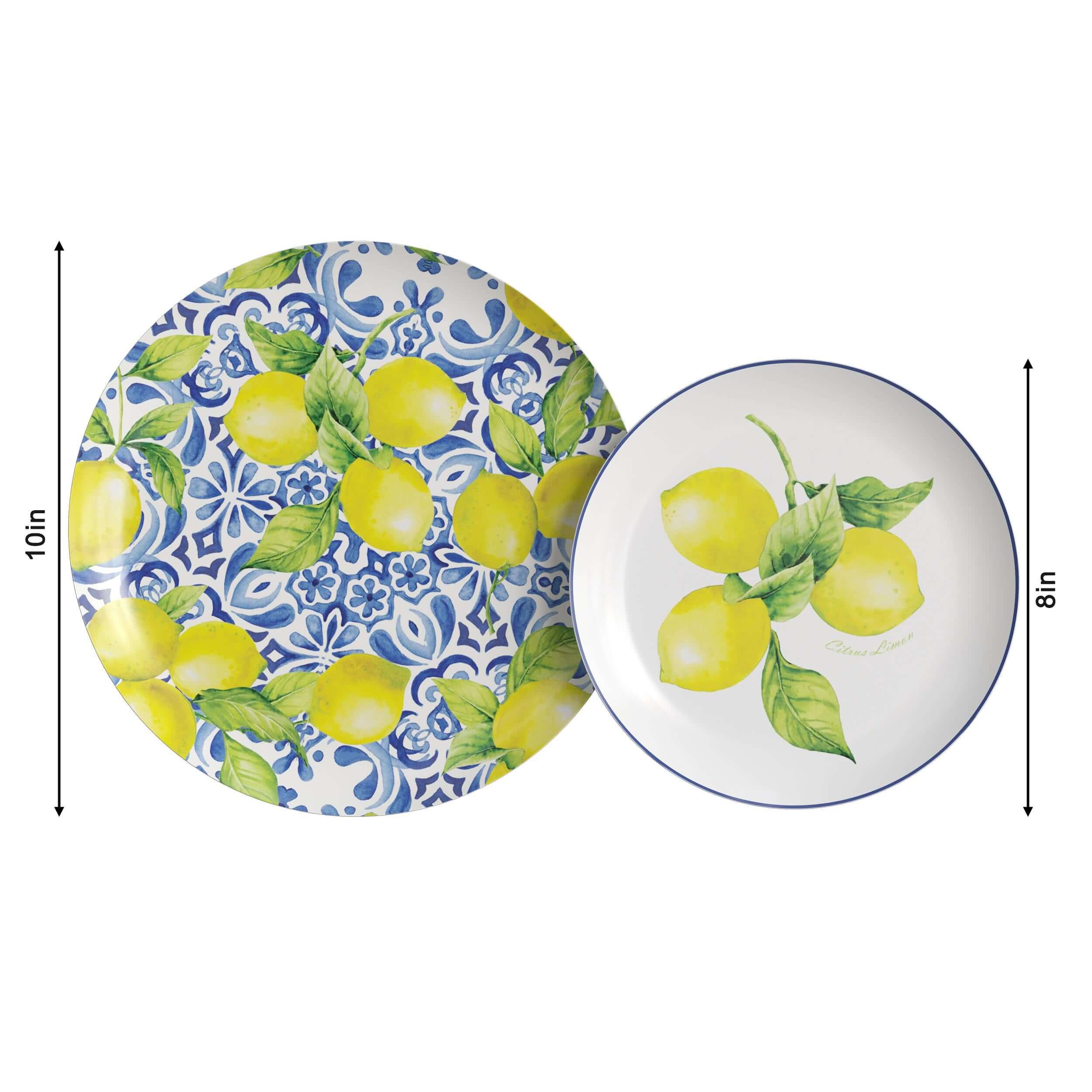 8 In. Earthtrends Tuscan Design Paper Plates | 20 Count