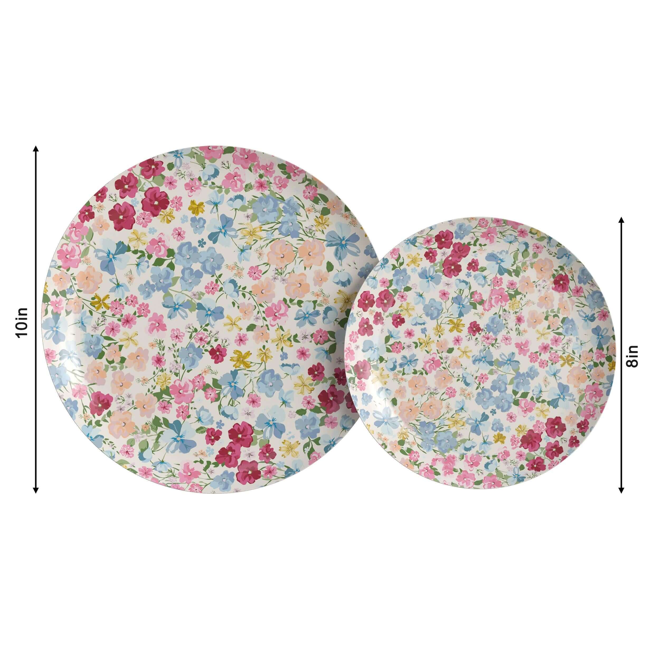 8 In. Earthtrends Meadow Design Paper Plates | 20 Count