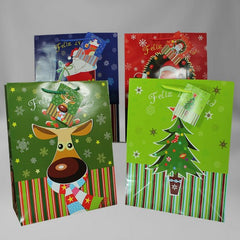 Feliz Navidad Large Christmas Gift Bags | 4 Pack