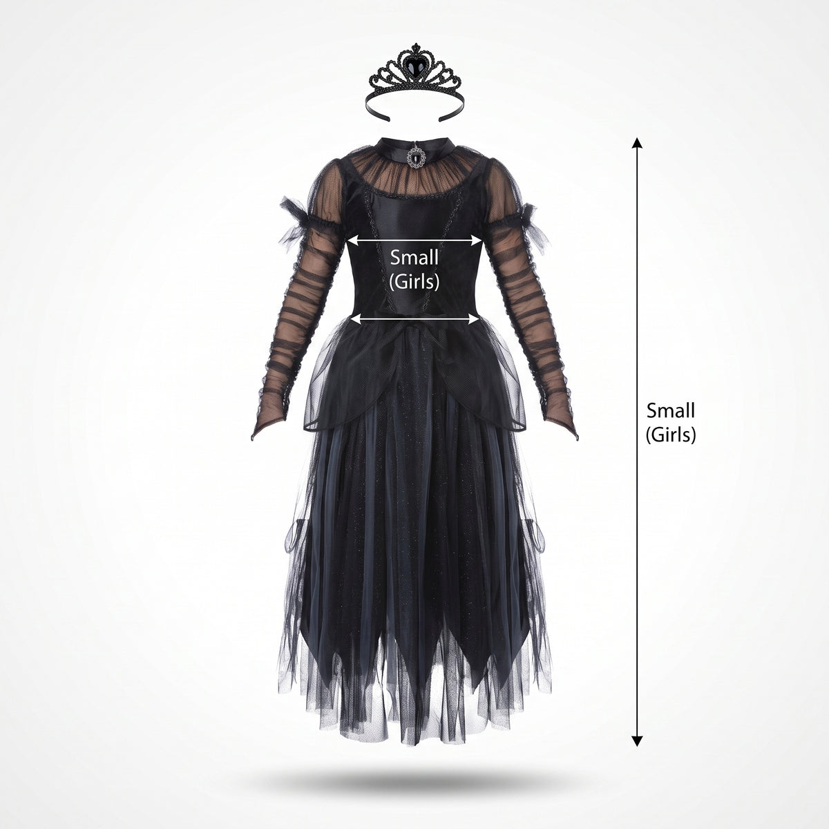 Dark Princess Halloween Costume for Girls - Child S