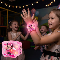 Minnie Mouse Light-Up Bracelets - Party Favors (4-Pack)