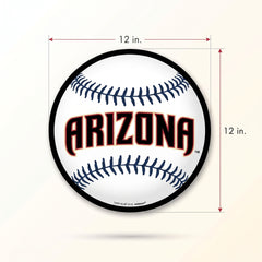 Arizona Diamondbacks 12" Baseball Cutout