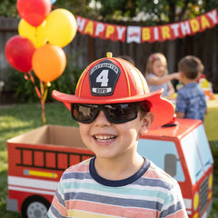 Kids Firefighter Sunglasses Costume Accessory