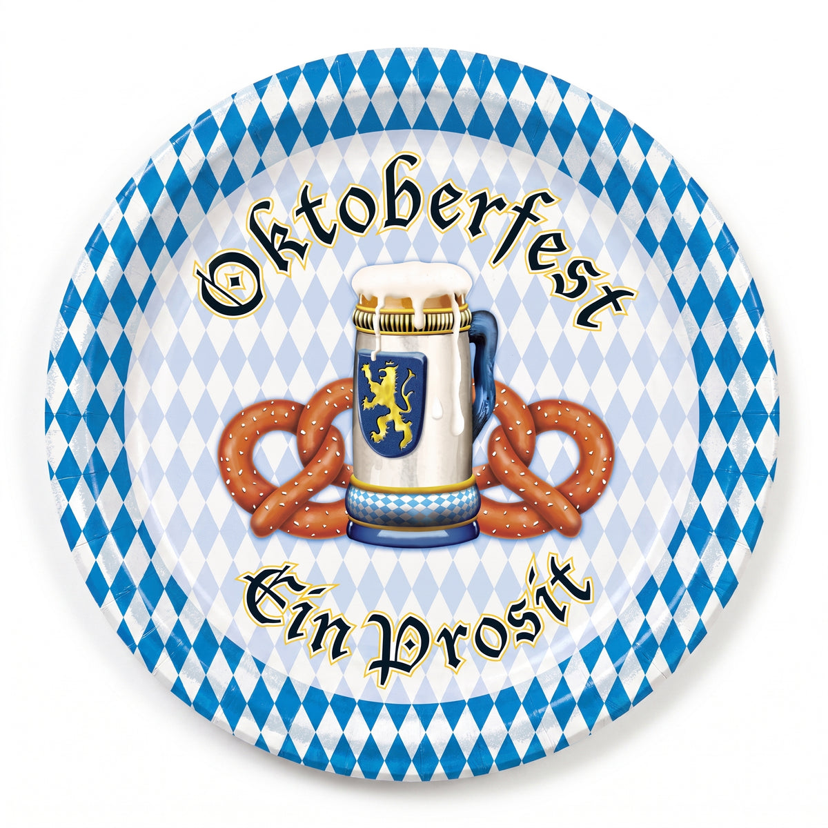 Oktoberfest Harvest 7-Inch Plates - 8 Count