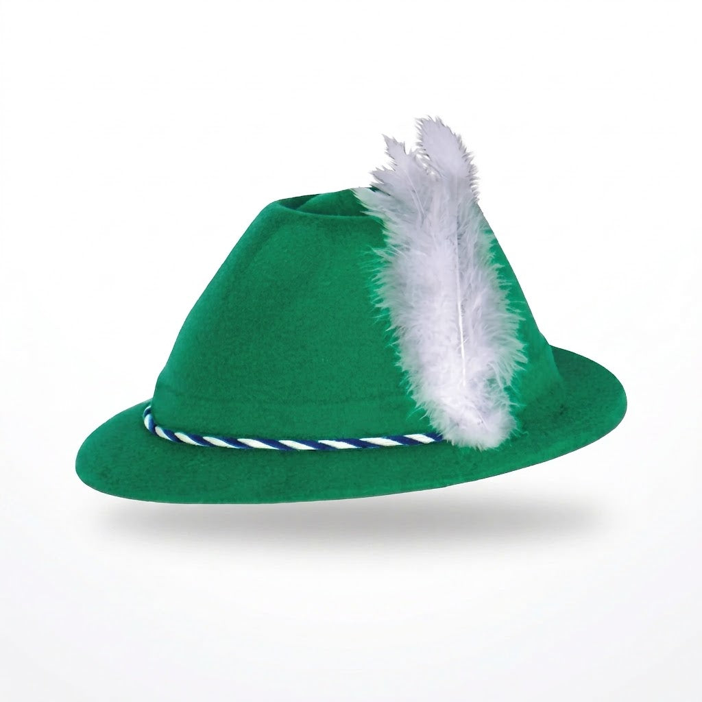 Traditional Tyrolean Hat for Oktoberfest Celebrations