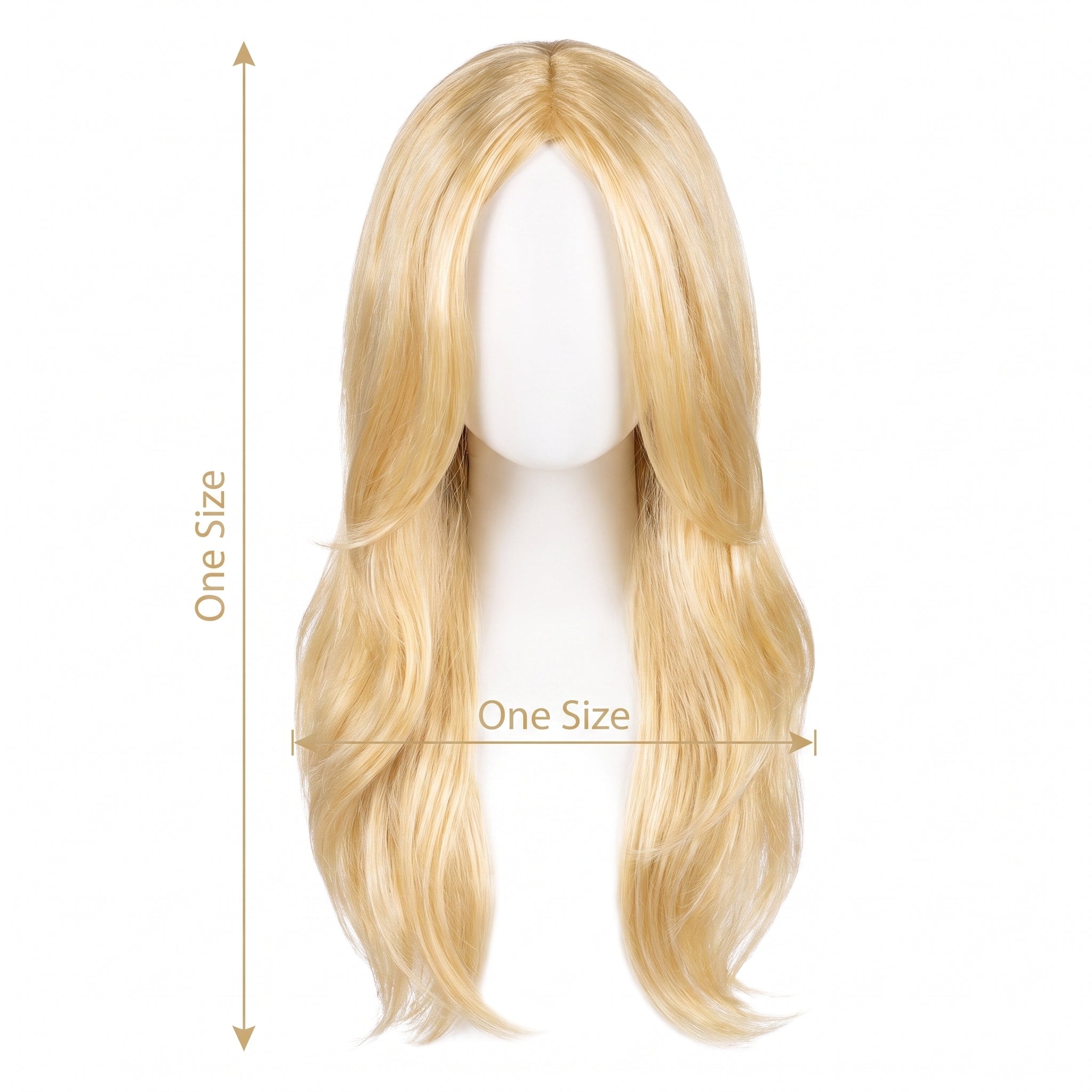 Sun-Kissed Honey Blonde Wig - Long and Silky Costume Accessory