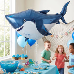 Ocean Shark Super Shape Foil Balloon