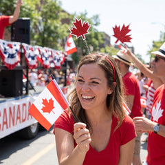 Canada Day Maple Leaf Glitter Headbopper