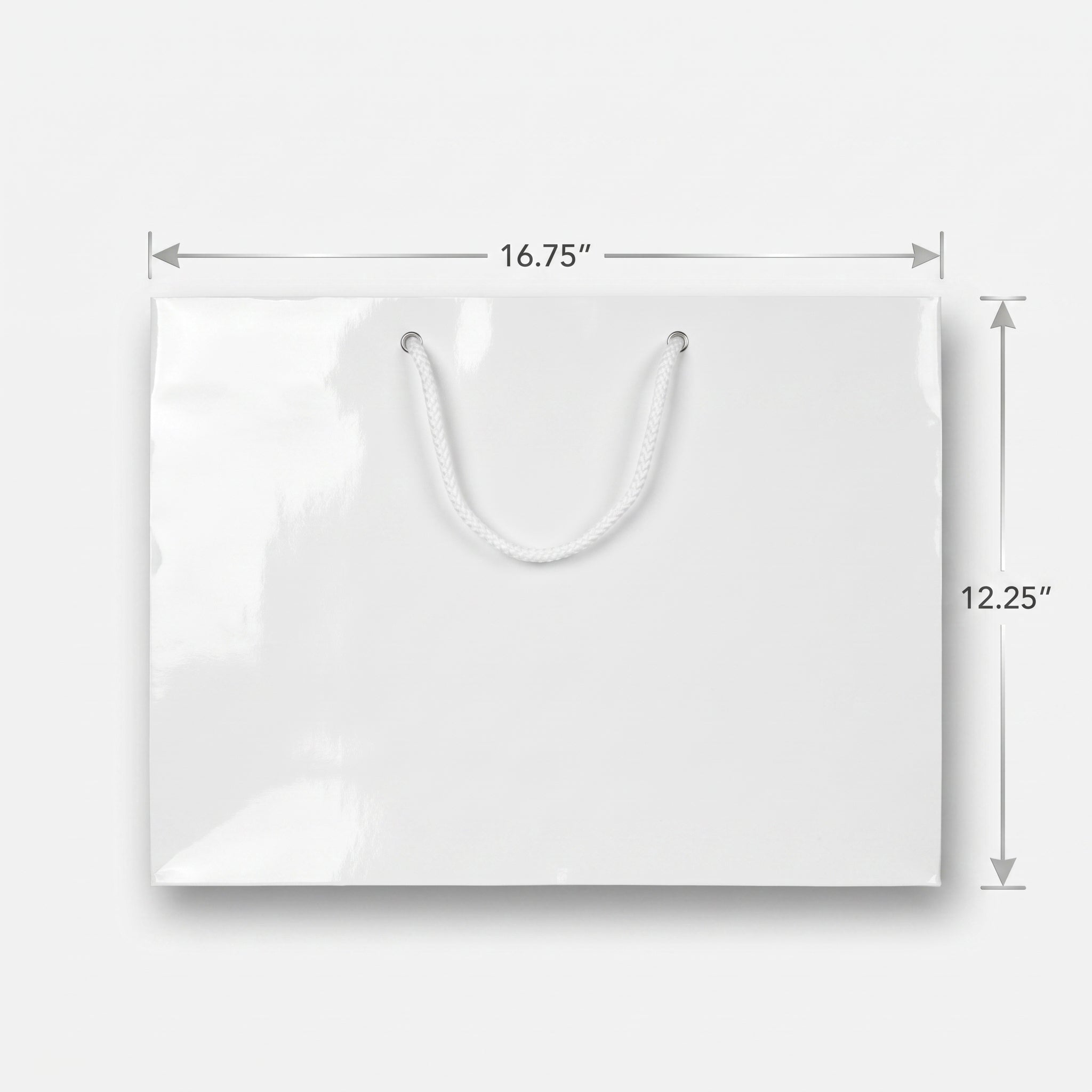 Extra Large Glossy White Gift Bag