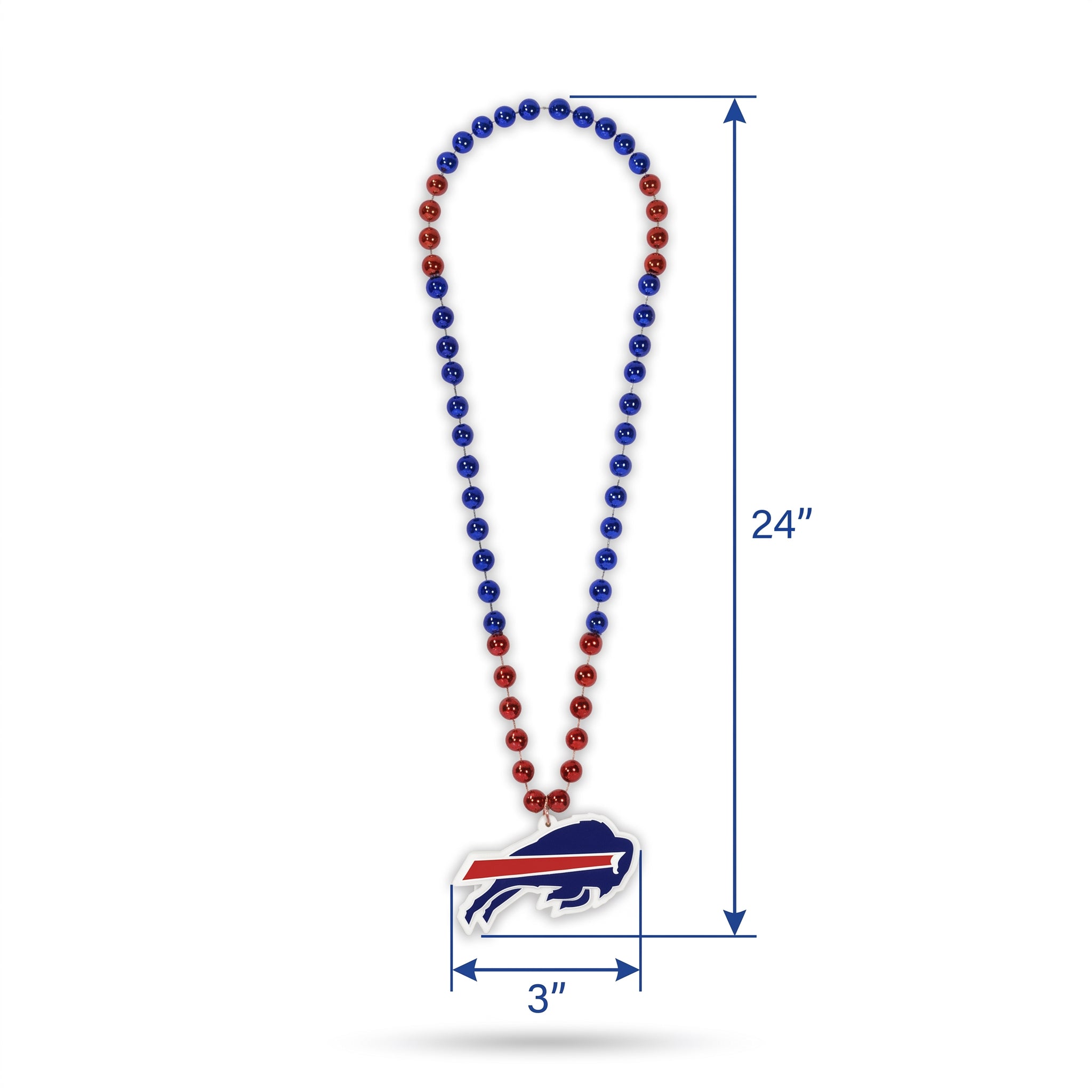 Buffalo Bills Bead Necklace