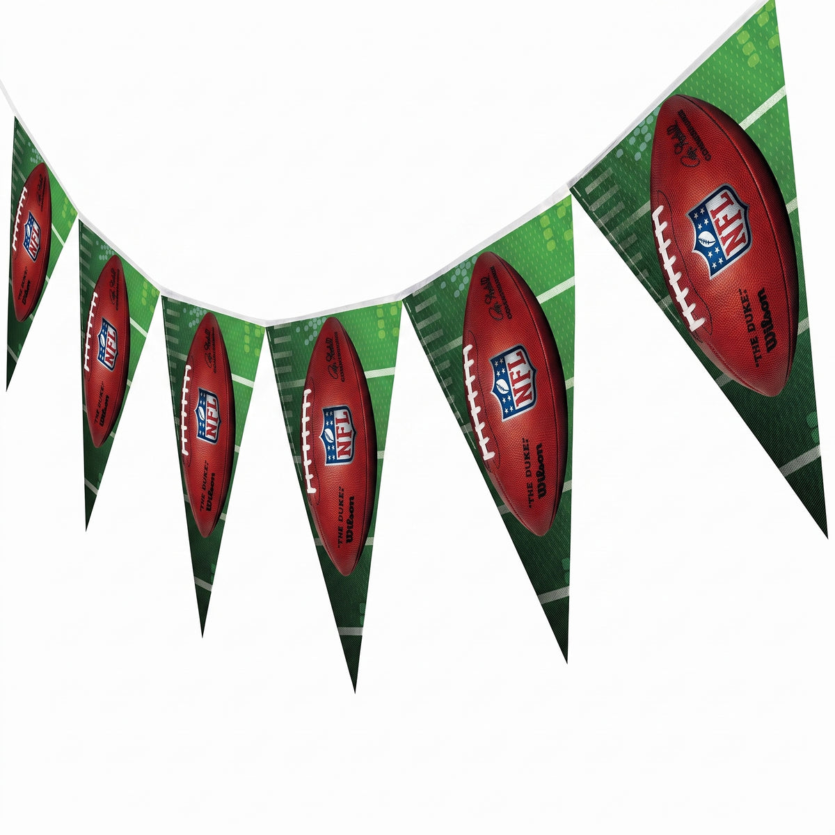 NFL Drive Pennant Banner - 12-Foot Football Party Decoration