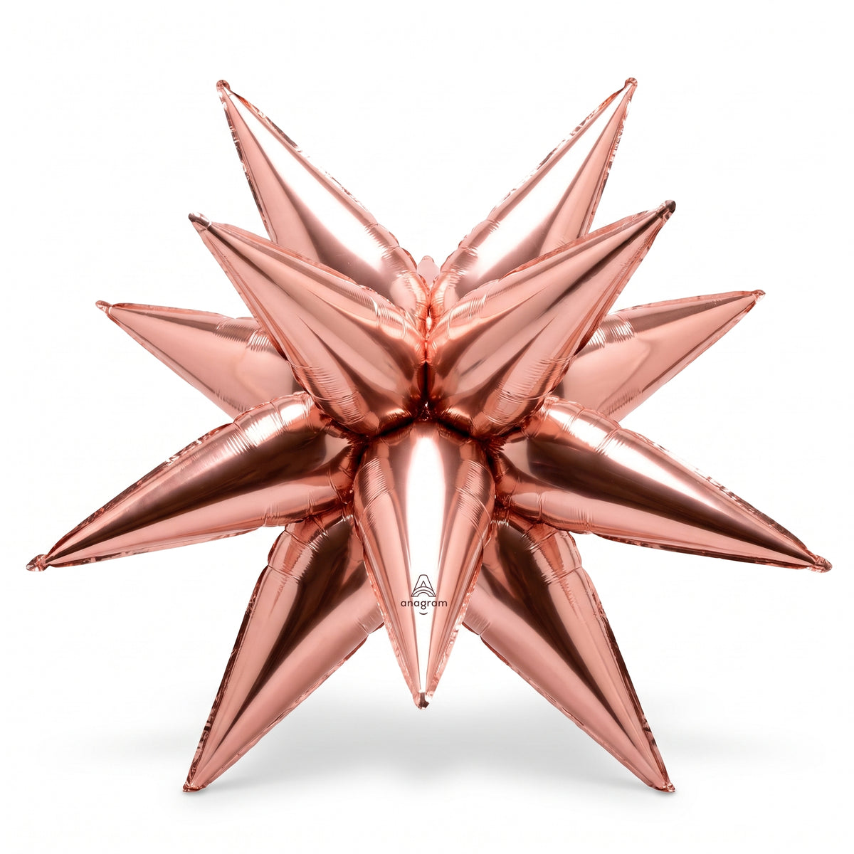 Rose Gold Magic Star Foil Balloon - 18 Inches