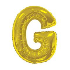 34" Gold Letter - G Balloon