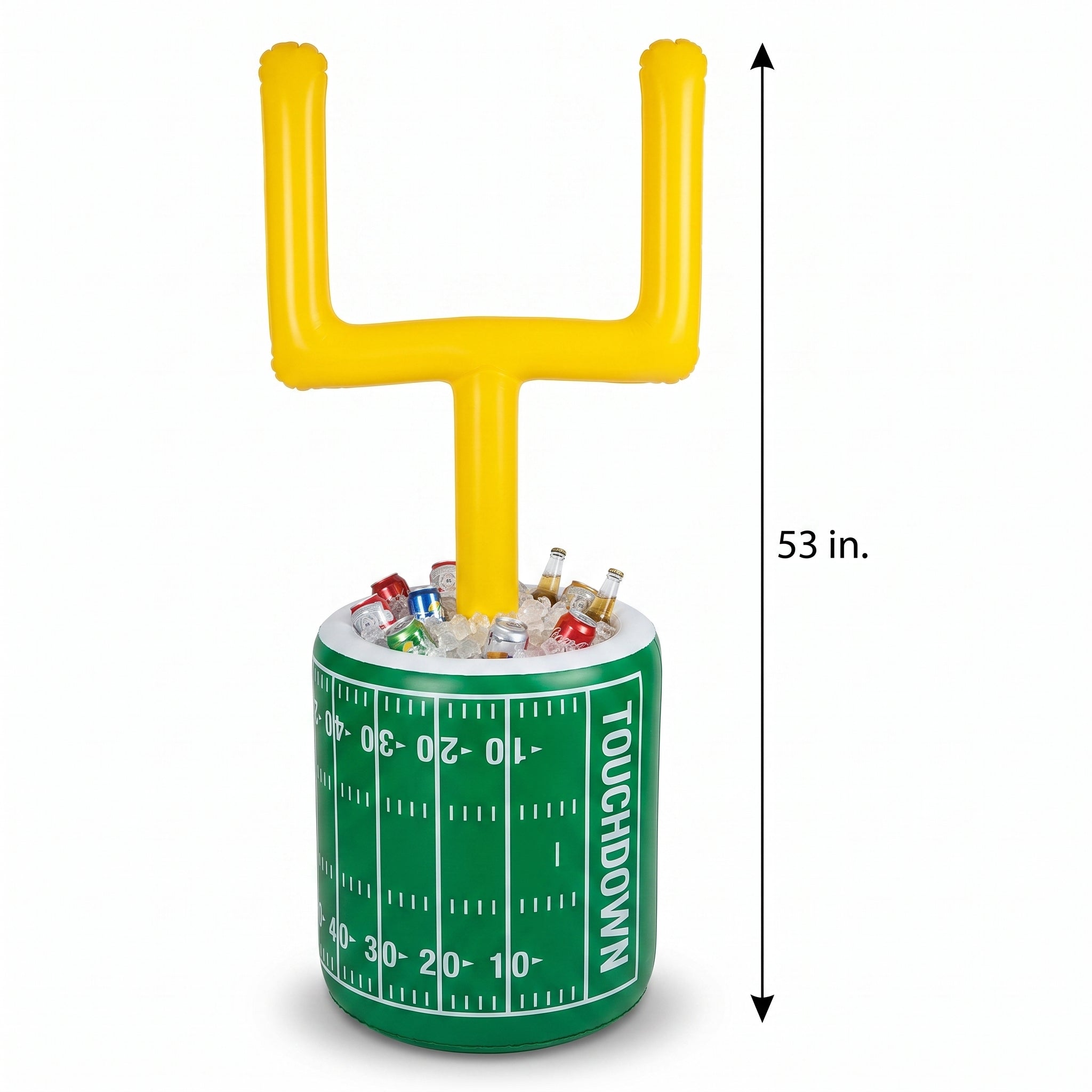 Football Field Goal Post Inflatable Cooler - 53-inch