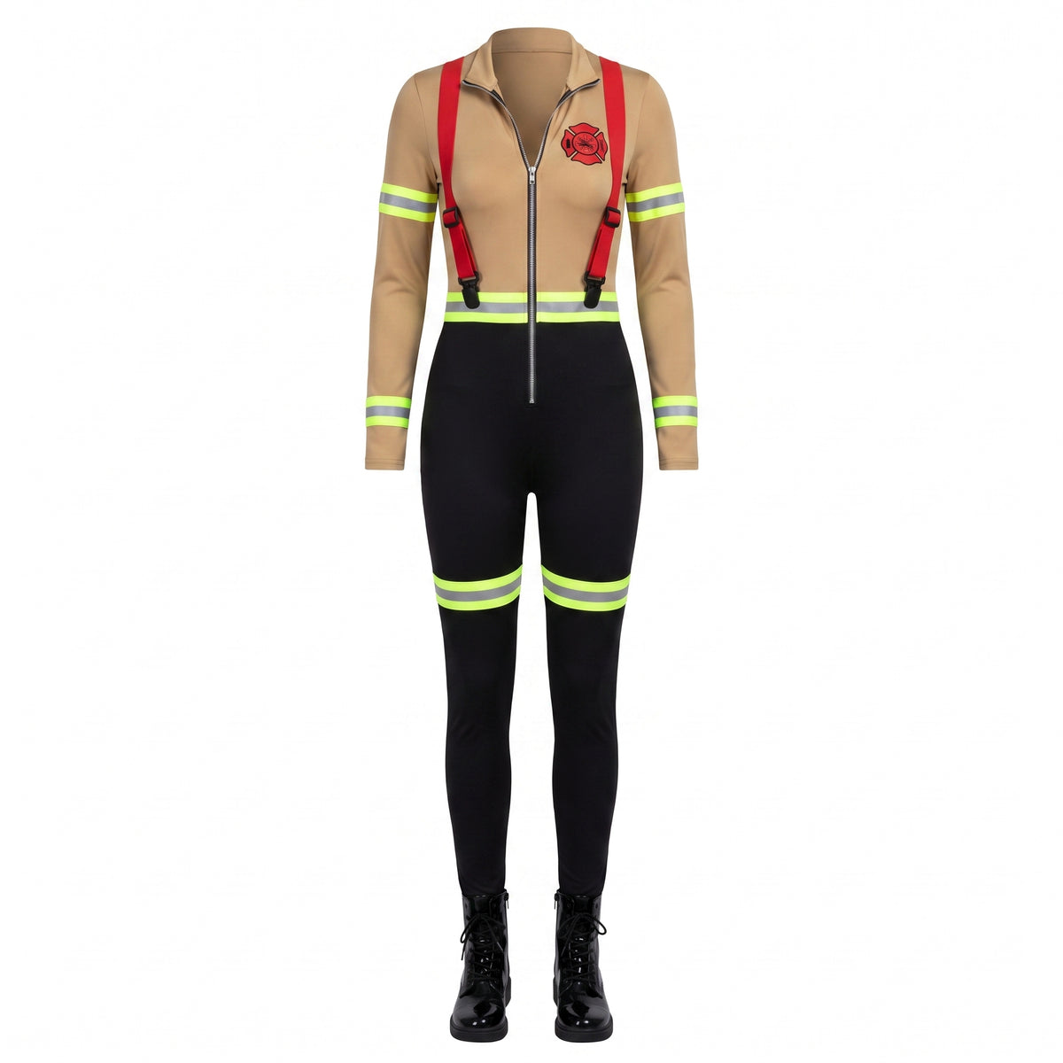 Women's Firefighter Catsuit Halloween Costume
