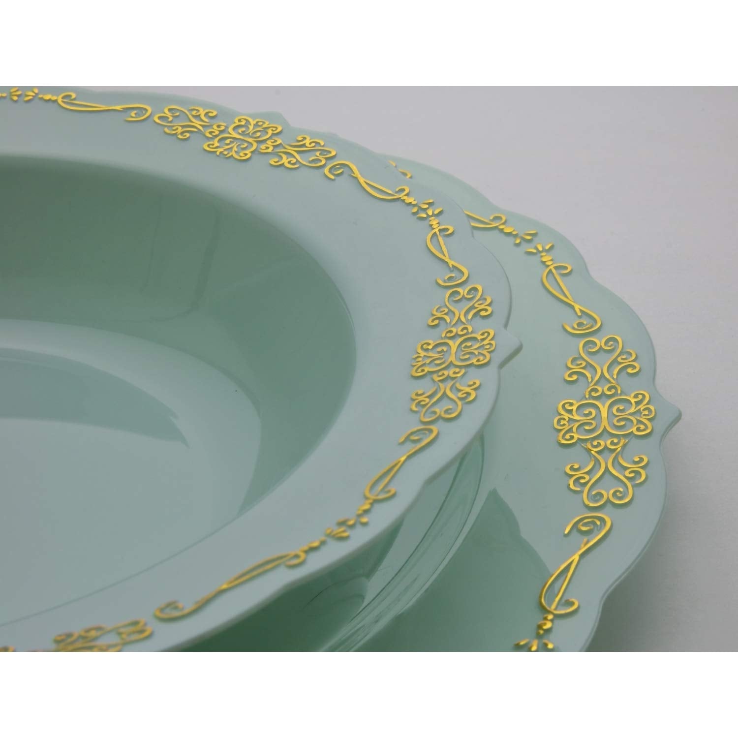 5 Oz. Clear Victorian Design Plastic Bowls | 120 Count