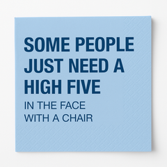 "High Five" Cocktail Beverage Napkins