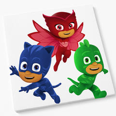 PJ Masks Birthday Beverage Napkins - 16 Pack - 5 In. X 5 In.