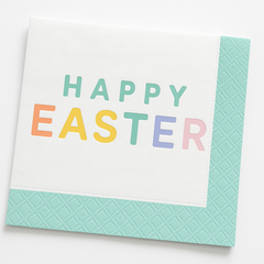 Easter Wishes Beverage Napkins - 16 Pack