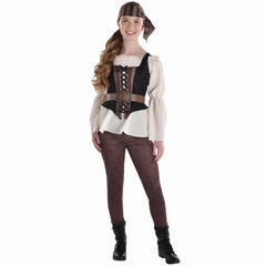 Shipwrecked Pirate Girl Costume X-Large - Child XL (14-16)