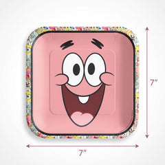 SpongeBob SquarePants 7" Square Paper Plates