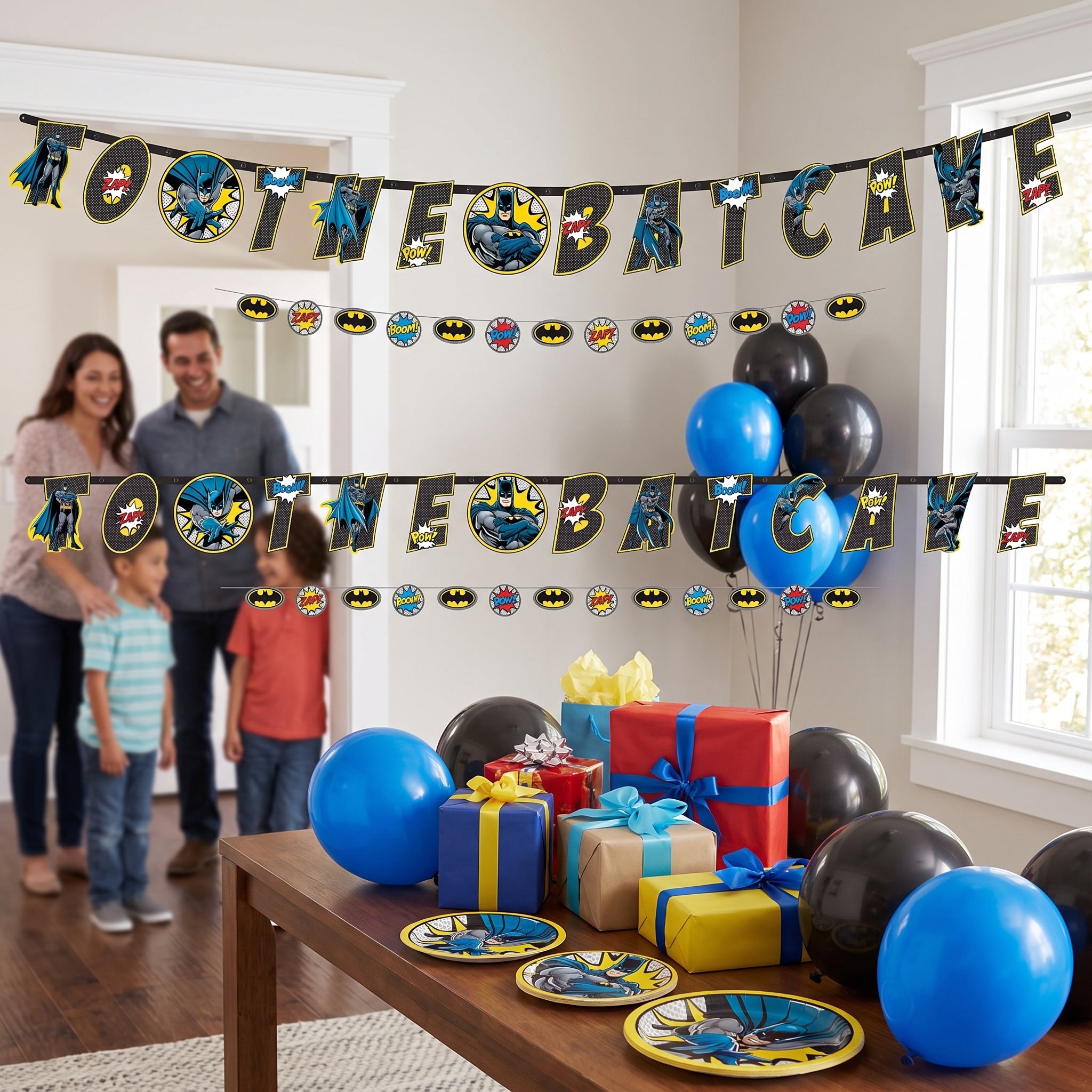 Batman "To the Batcave" Justice League Party Banner Kit