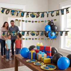 Batman "To the Batcave" Justice League Party Banner Kit