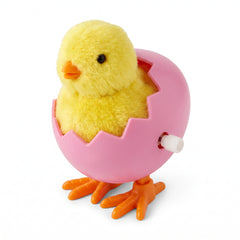 Pink Wind-Up Hatching Chick Easter Toy