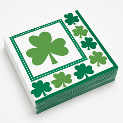 Lucky Shamrock St. Patrick's Day Lunch Napkins - 16 Pack