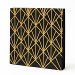 Glamorous Hollywood Metallic Lunch Napkins - 6.5 In. x 6.5 In., 16-Pack