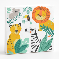 Get Wild Safari Birthday Lunch Napkins - 16 Pack