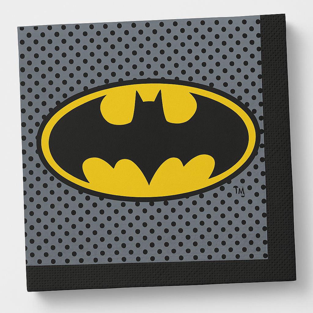 Batman Justice League 2-Ply Lunch Napkins - 16 Pack