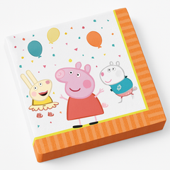 Peppa Pig Confetti Party Lunch Napkins - 16 Pack