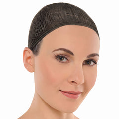 Black Wig Cap - Breathable Nylon, One Size Fits Most