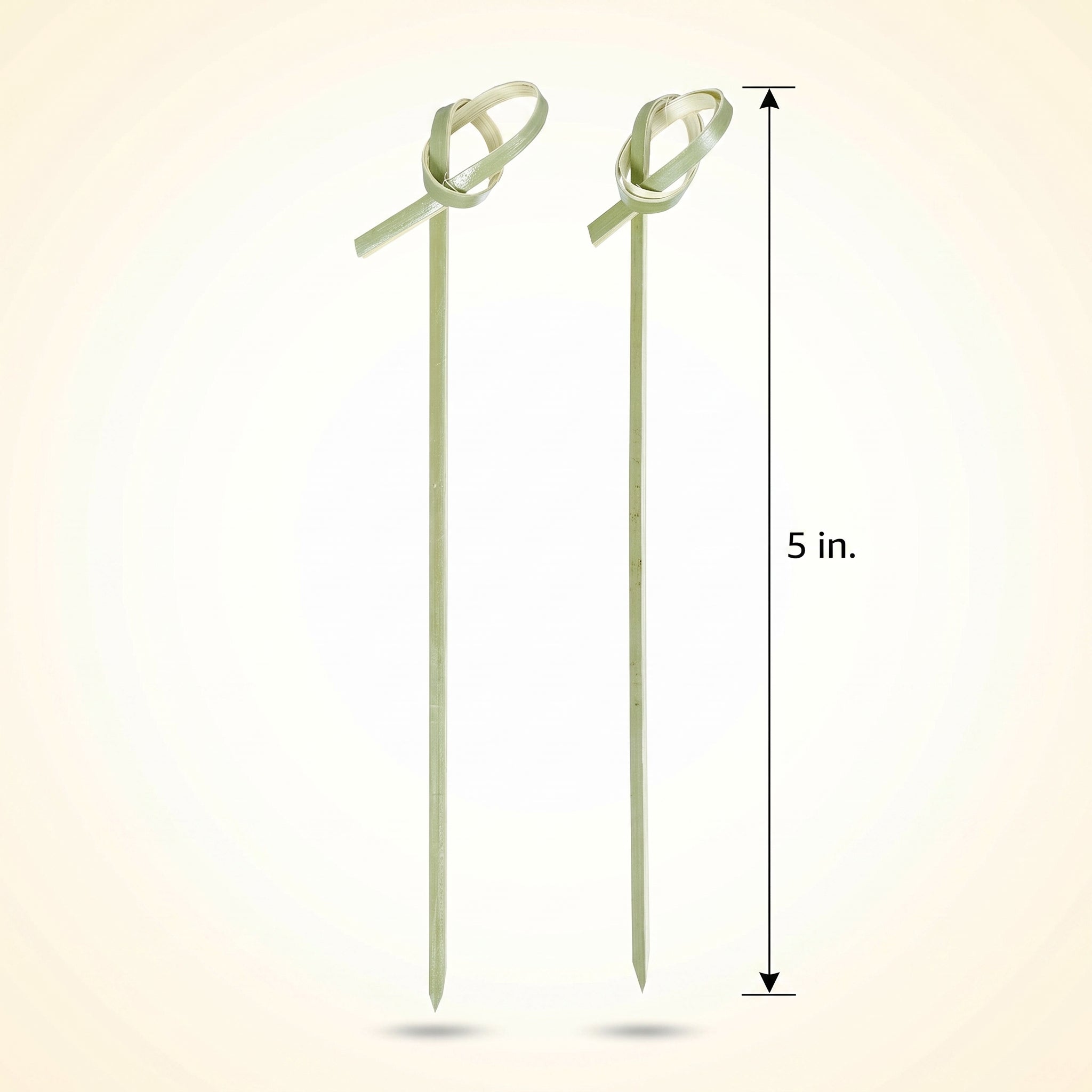 Tall Knotted Bamboo Cocktail Picks - 5-inch, 50 Pack