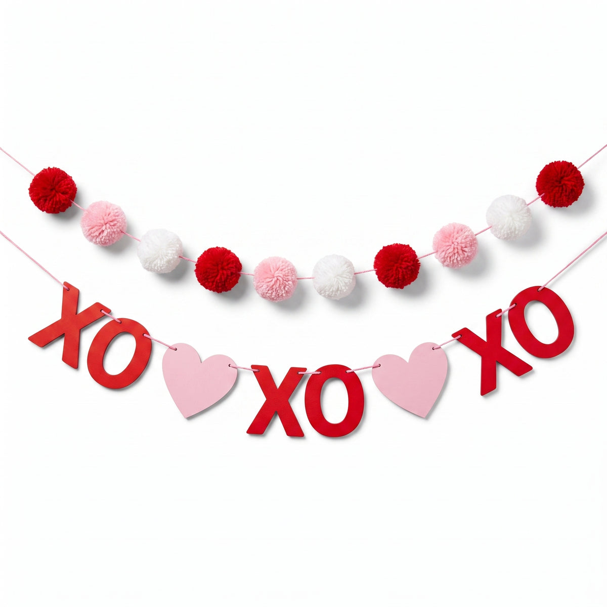 Happy Valentine's Day MDF Banner Set