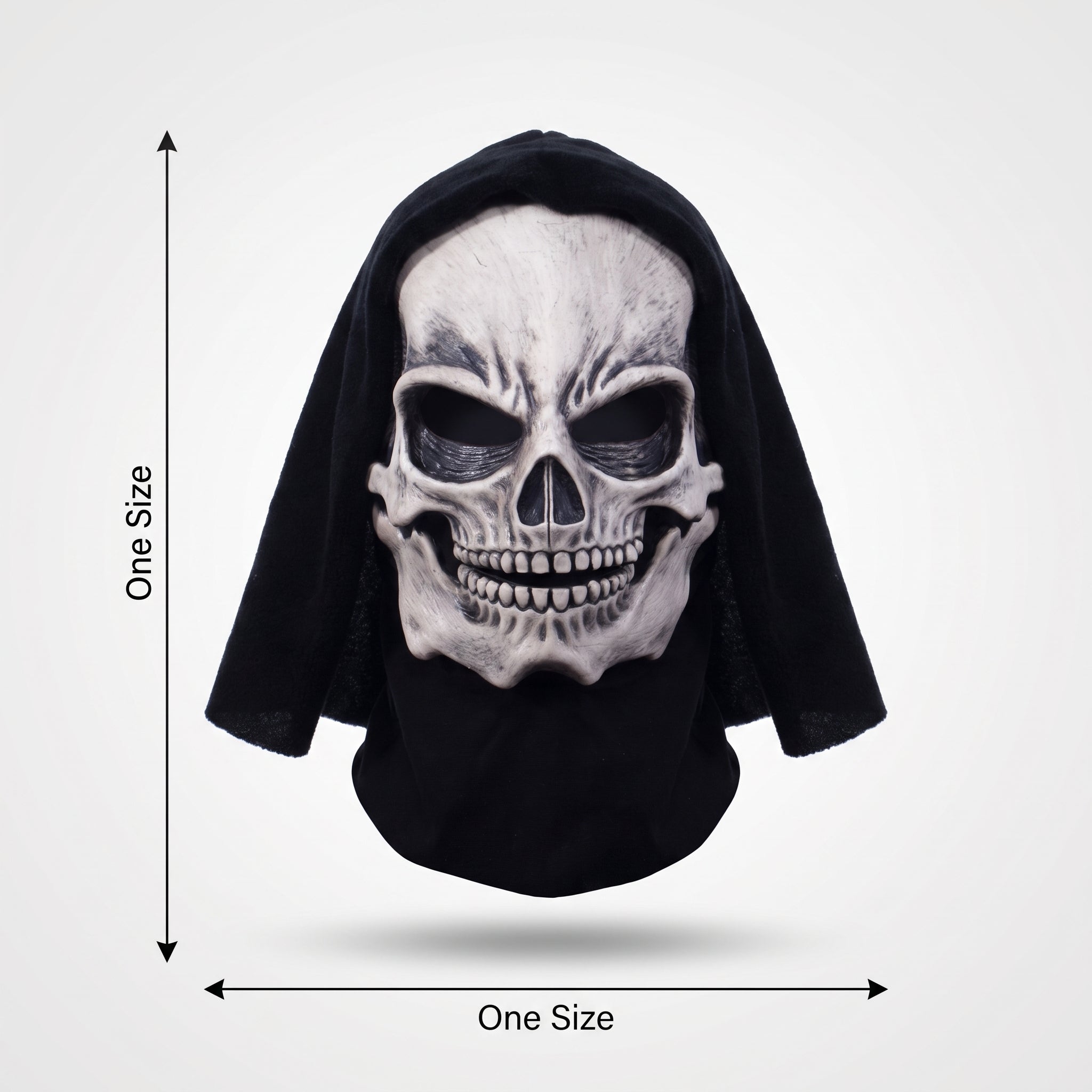 Damn UV Skull Mask - Halloween Horror Accessory