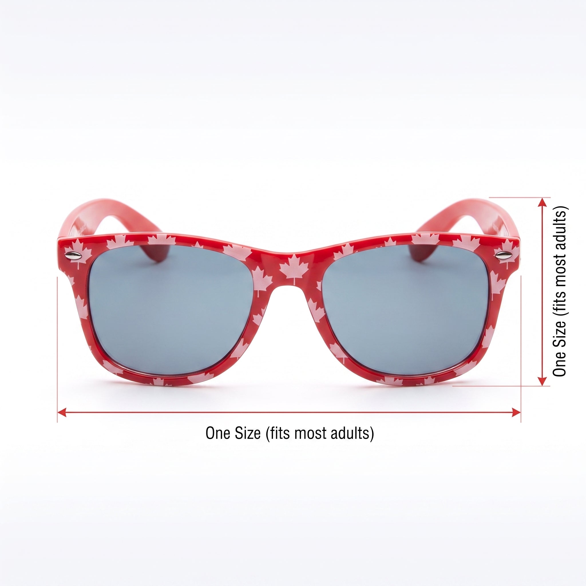 Canada Day Maple Leaf Party Sunglasses, 6-Pack