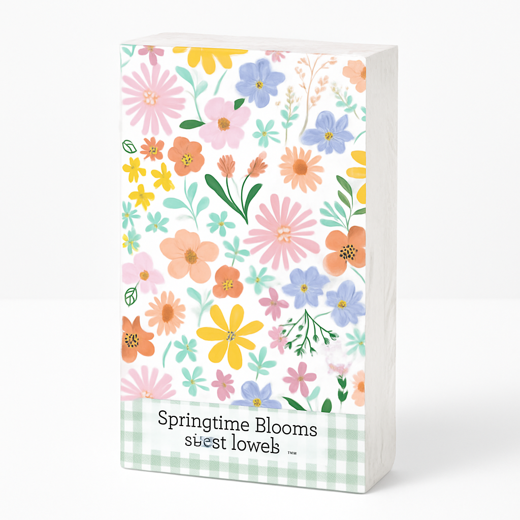 Springtime Blooms Guest Towel Set - 16 Pack