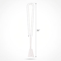 White Clacker Necklace - Noisemaker