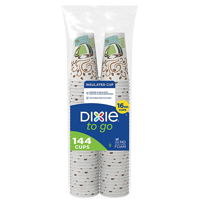 Dixie To Go 16 Oz. 144 Count